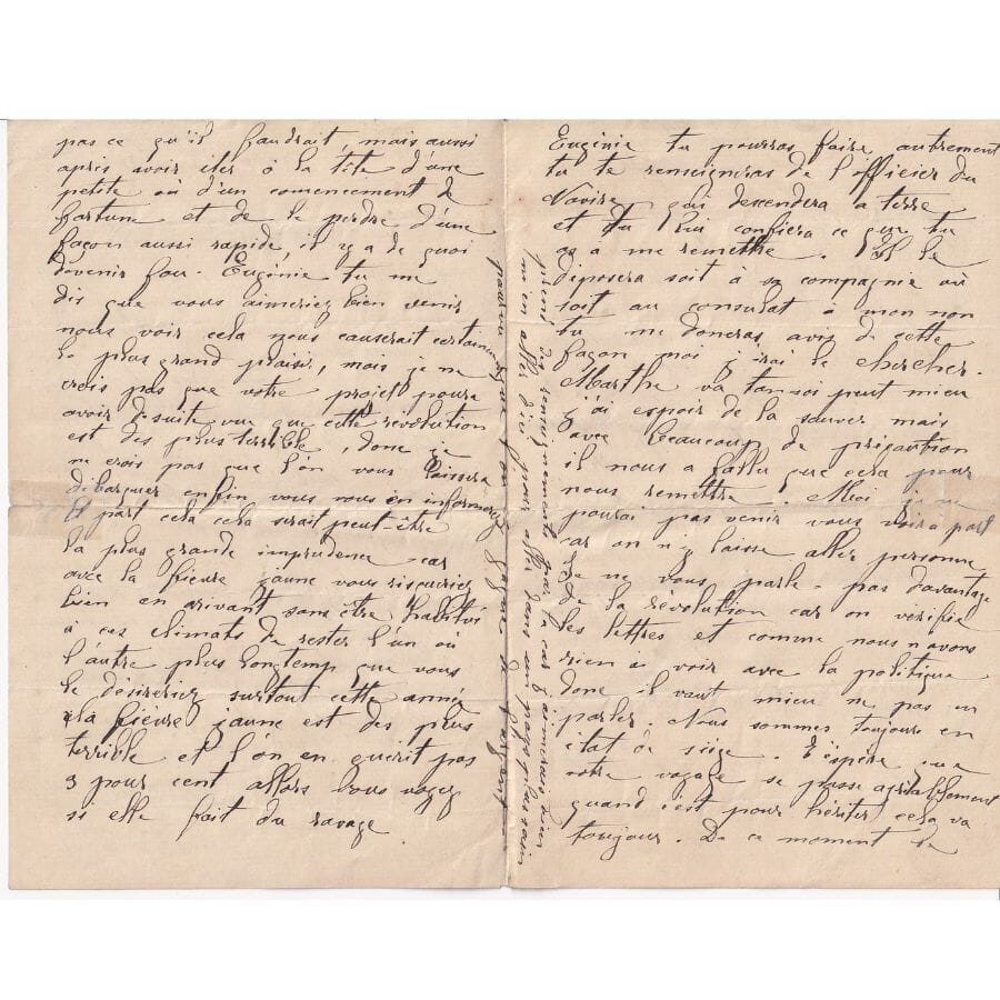 Correspondência durante a Revolda da Arma (1891, 1893, 1894) Autógrafos e dedicatórias Com certificado de autenticidade e garantia