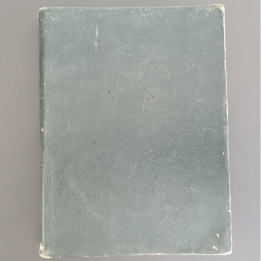 Caderno de notas pessoais do Barão do Rio Branco (entre 1900 e 1915) Manuscritos Com certificado de autenticidade e garantia
