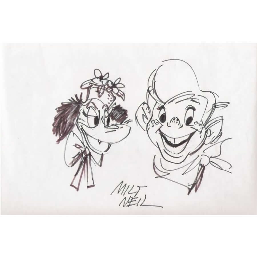 Desenho de Milt Neil Desenhos Com certificado de autenticidade e garantia