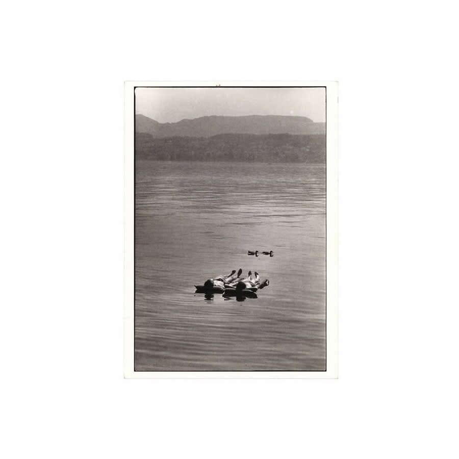 Postal manuscrito Henri Cartier-Bresson para Lincoln Kirstein (1989) Cartas Com certificado de autenticidade e garantia 