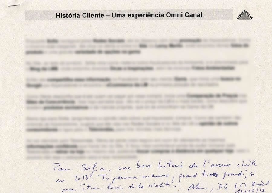Carta do líder da Leroy Merlin Brasil (2013)