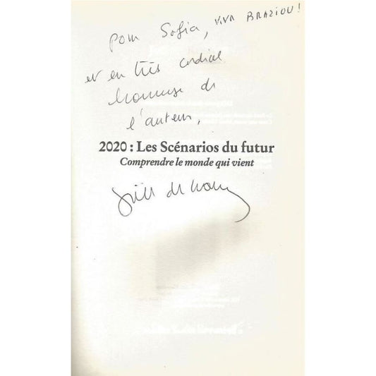 Dedicatória de Joël De Rosnay (2012)