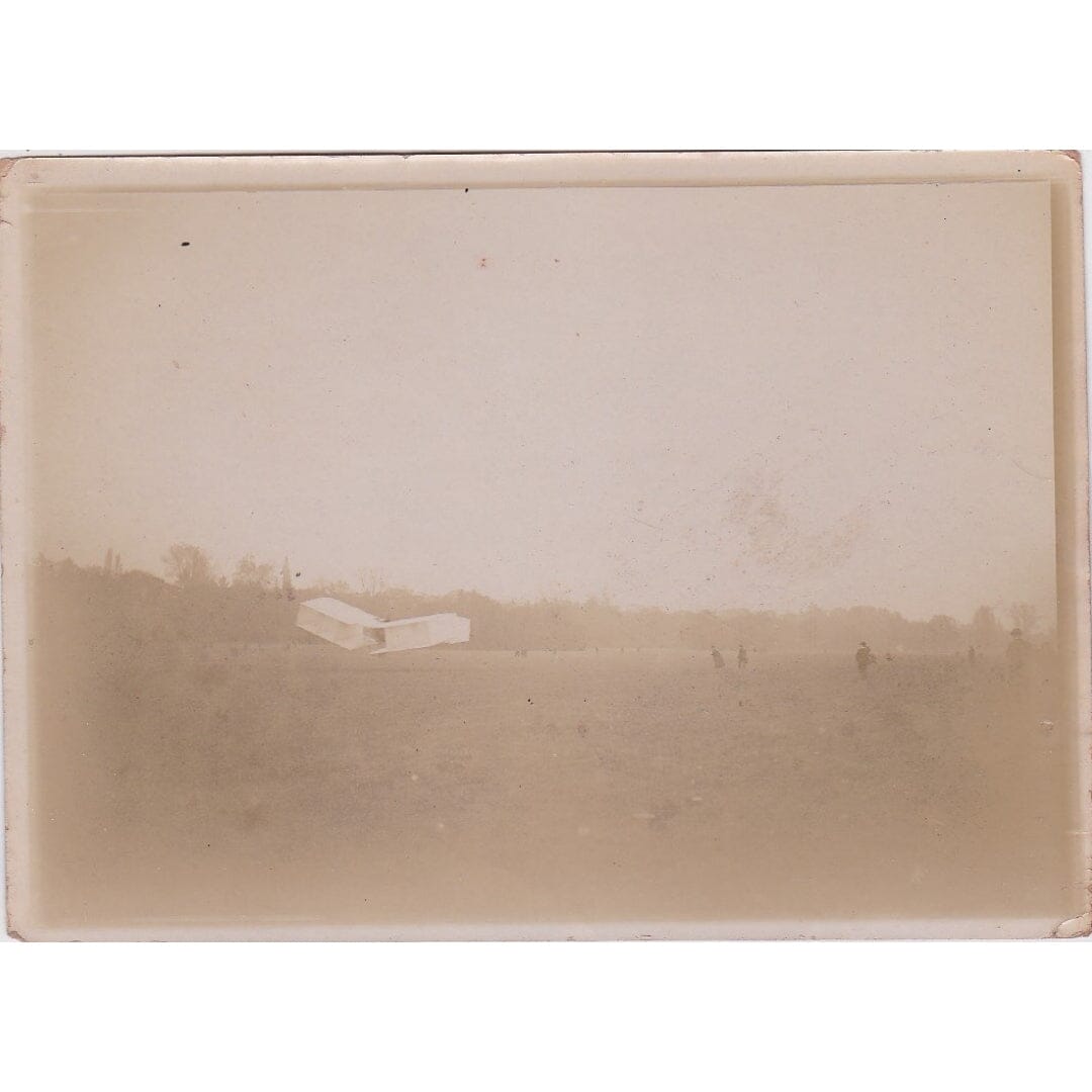 Fotografias originais, de época, do 14-Bis, de Alberto Santos Dumont (1906) Fotografias Com certificado de autenticidade e garantia 