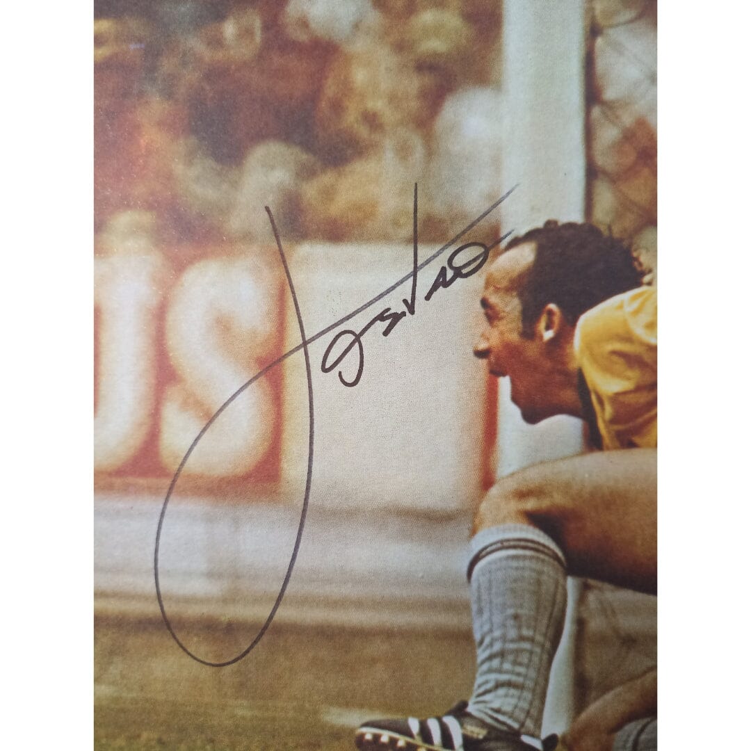 Revista “a epopeia do tri” com os autógrafos de sete jogadores, inclusive Pelé (1970) Autógrafos e dedicatórias Com certificado de autenticidade e garantia 