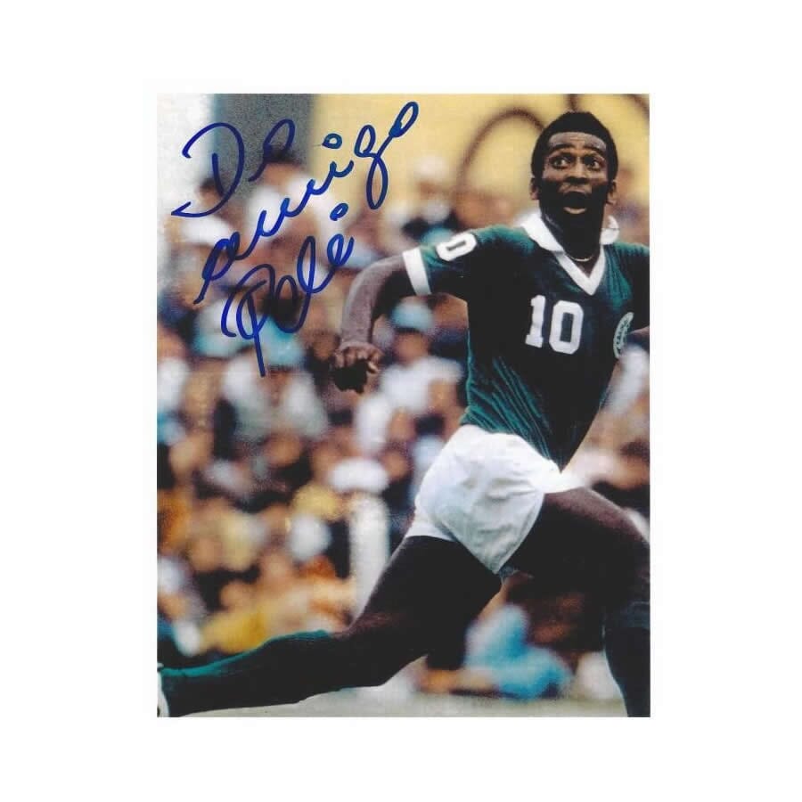 Fotografias autografadas por Pelé (2012) Autógrafos e dedicatórias Com certificado de autenticidade e garantia 