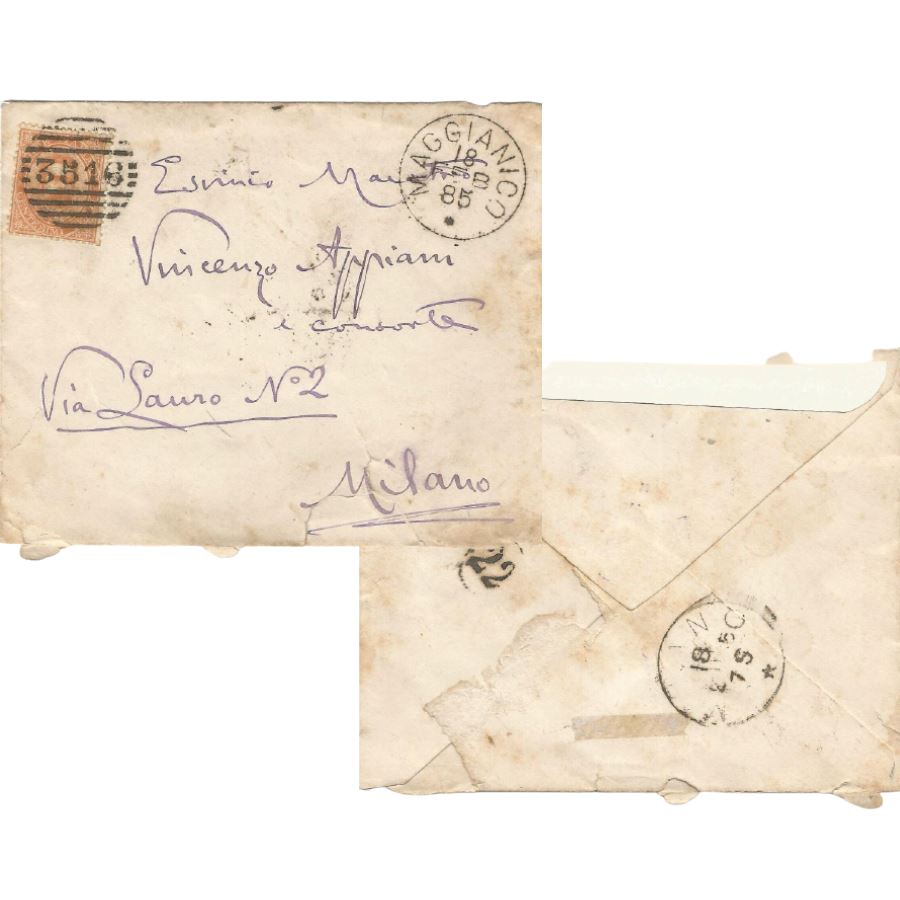 Carta manuscrita de Carlos Gomes (1885) Cartas Com certificado de autenticidade e garantia 