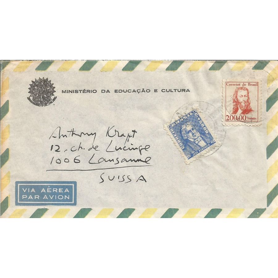 Carta manuscrita de Lúcio Costa (1966) Cartas Com certificado de autenticidade e garantia 