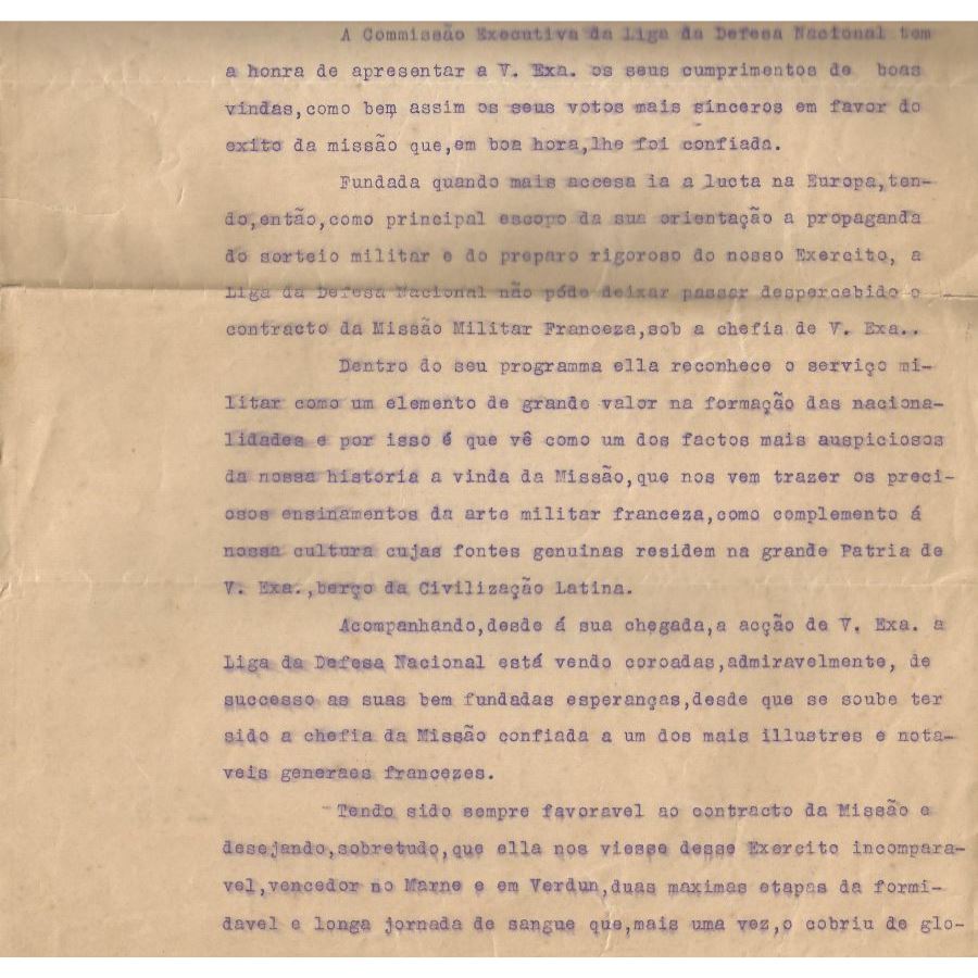 Correspondência do General francês Maurice Gamelin Cartas Com certificado de autenticidade e garantia 