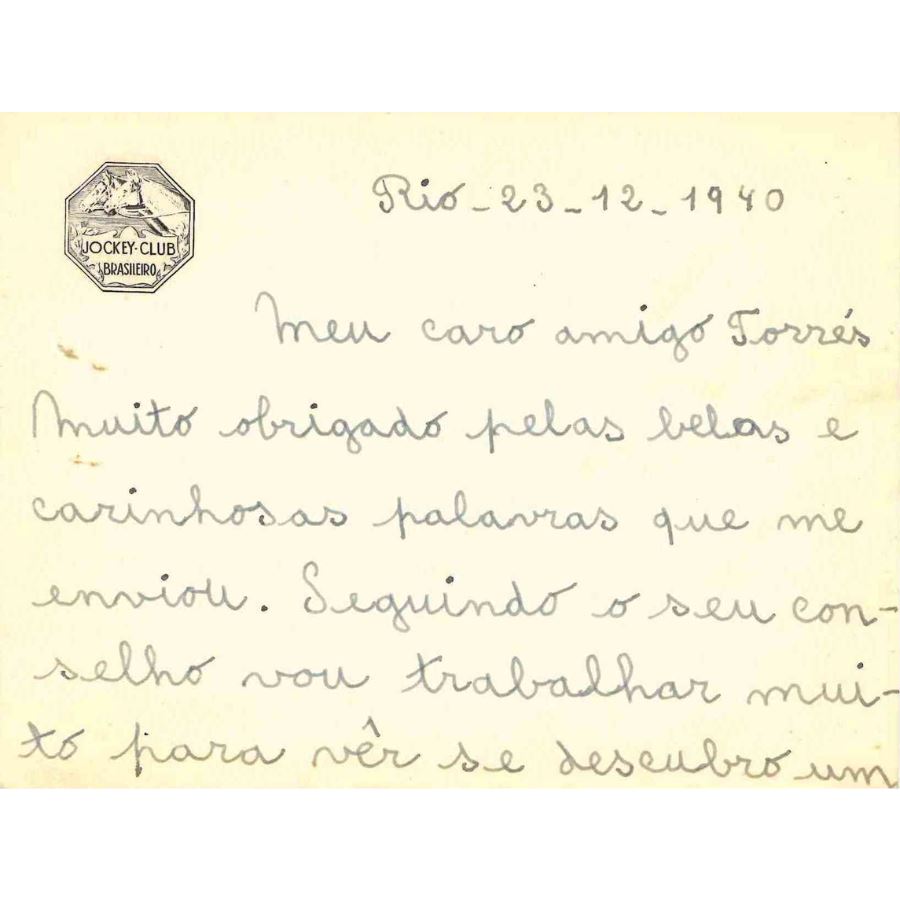 Documentos da família de Alberto Santos Dumont Cartas Com certificado de autenticidade e garantia 