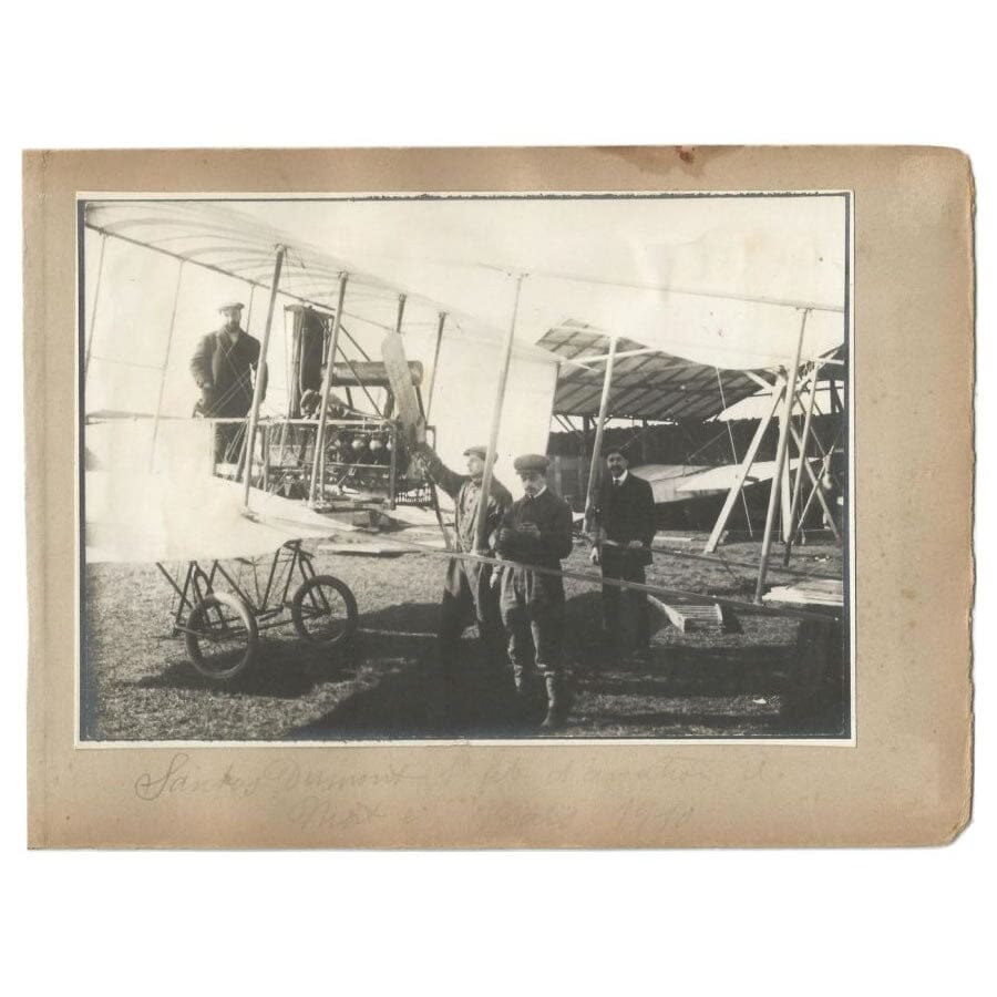 Fotografias de Alberto Santos Dumont (1910) Fotografias Com certificado de autenticidade e garantia 