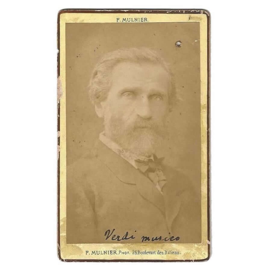 Fotografia de Giuseppe Verdi Fotografias Com certificado de autenticidade e garantia 