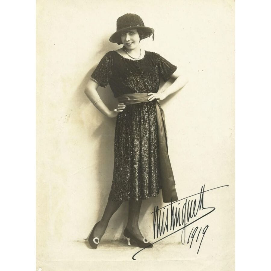 Fotografia autografada de Mistinguett (1919) Fotografias Com certificado de autenticidade e garantia 