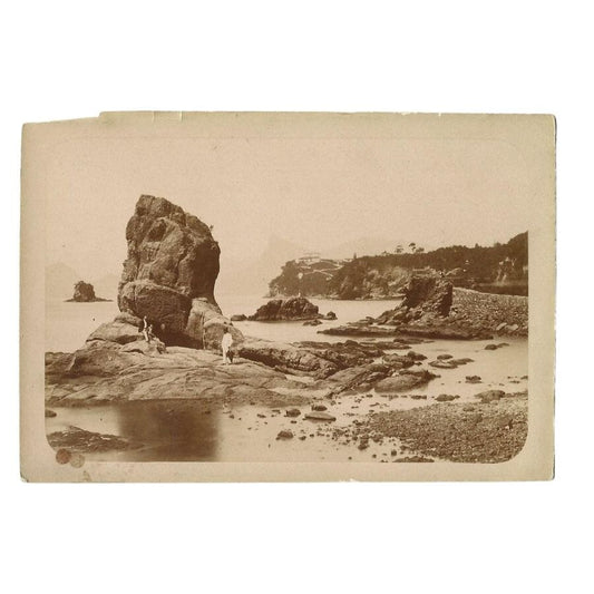 Fotografia original da Pedra de Itapuca por Georges Leuzinger Autógrafos e dedicatórias Com certificado de autenticidade e garantia 