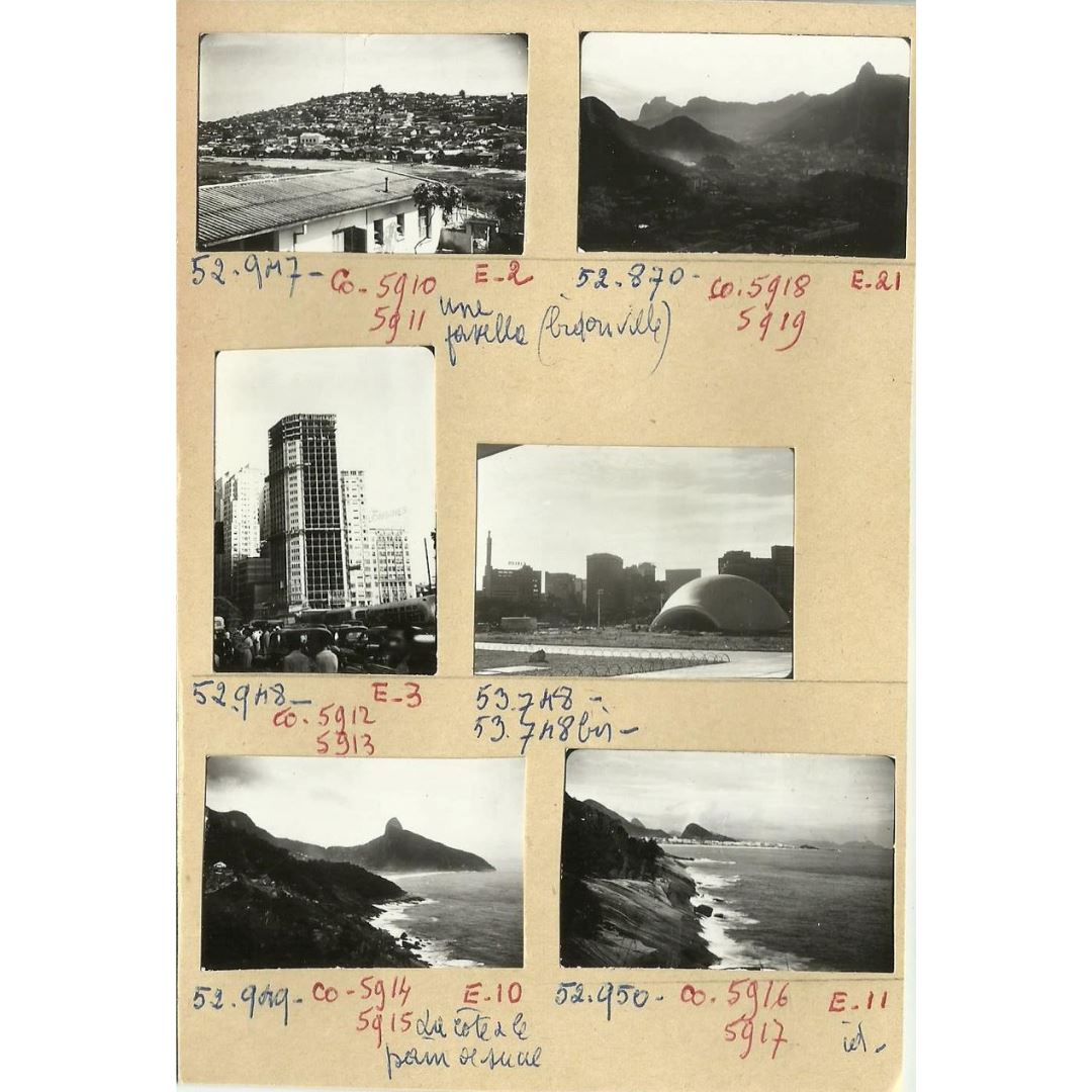 Dez pequenas fotografias do Rio de Janeiro (1960s) Fotografias Com certificado de autenticidade e garantia 