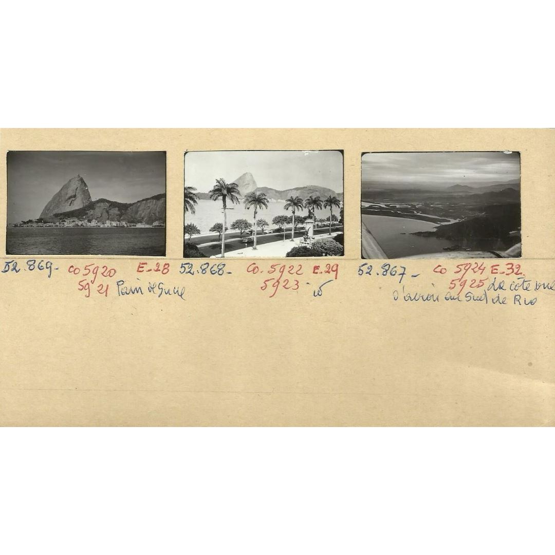 Dez pequenas fotografias do Rio de Janeiro (1960s) Fotografias Com certificado de autenticidade e garantia 